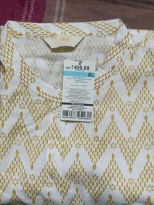 Patterned Button-Up Shirt