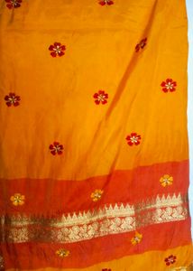 Beautiful Yellow Saree