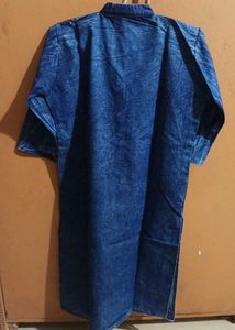 Denim Kurta