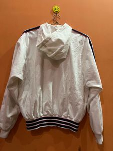 Adidas White Track Jacket