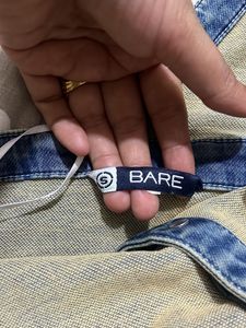 Denim One Shoulder Top