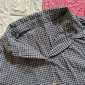 Checked Crop Shirt 💙