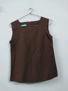 Vintage Brown Shrug With Top