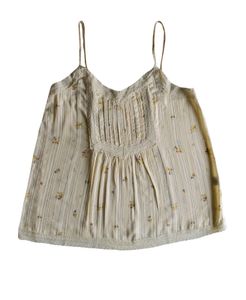 Floral print cream slip &amp; shorts