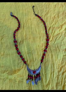 Necklace Red Color