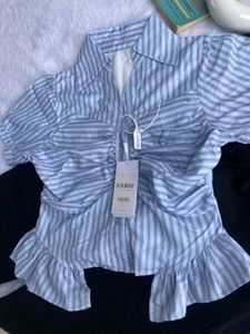 Savana Gathered Placket Top