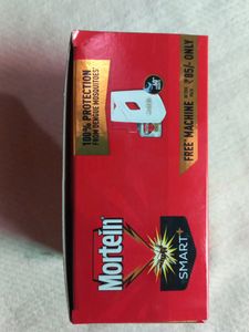 Mortein 45 ml Refill + Machine, SmartPlus Mosquito Killer Combo | 100% Protection from Dengue Mosquitoes | Insect &amp; Mosquito Repellent | Repellent Starter Kit with Free Device (1 Machine + 1 Refill)
