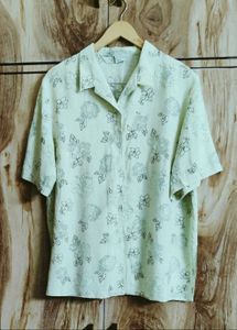 Pista Colour Cotton Shirt Size-38