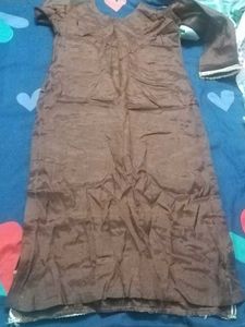 Elegant Brown Kurta And Gharara For Festive Seoson