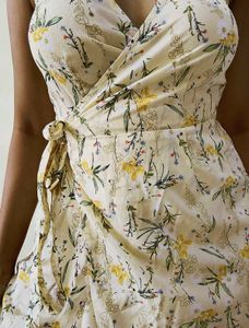 Floral Short Strap Dress