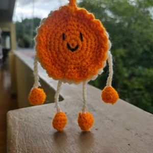Crochet Biscuit Character Toy And Key Chain