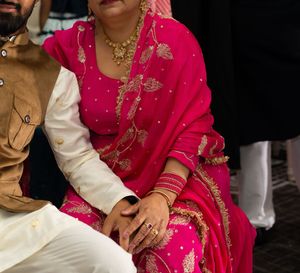 Elegant Pink Skirt Plazzo Kameez