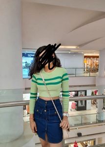 Denim Mini Skirt