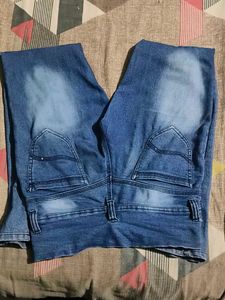 Embroidered High-Waisted Jeans