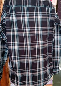 Kraag Plaid Long Sleeve Shirt