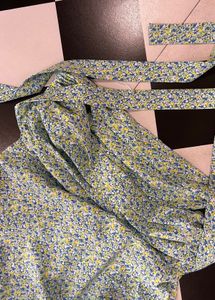 Floral Print Slit Maxi Dress