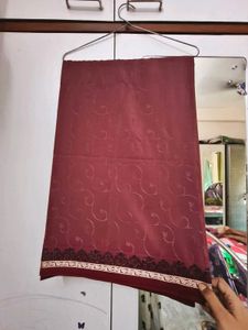 Beautiful Mave-Maroon Garden Silk Saree Wid Blouse