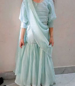 Fish Cut Lehenga Choli And Dupatta