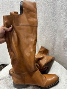 Brown Leather Boots