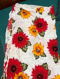 Sunflower Floral Rap around skirt