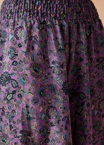 Floral Print Purple Co-ord Set
