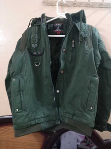Green Hoddied Jacket