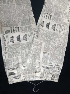 jeans Zara Newspaper Print