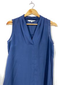 Navy Blue Sleeveless Top