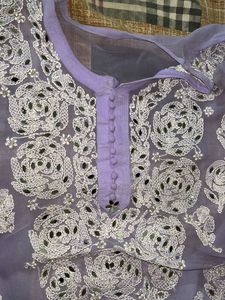 Elegant Lavender Kurta