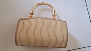 Diamond and Pearl work bridle handbag