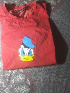 Red Donald Duck Tee