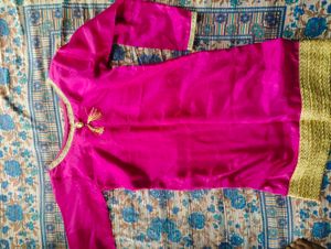 Fuschia pink Salwar Kameez