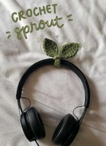 Crochet Sprout For Headphone
