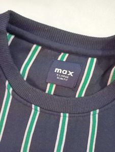 Max fashion Striped Long Sleeve Top