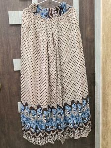 Floral Print Ethnic Skirt