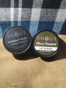 Anour Lip Scrub & Solid Perfum
