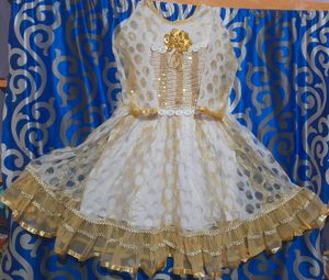 Girls Golden Gown