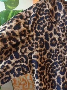 Tiger Print Frock 4to6 Age