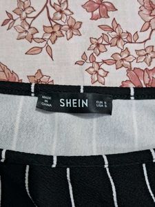 Shein Striped Crop Tank Top Size S