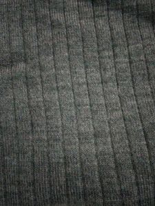 Grey Knit Midi Skirt