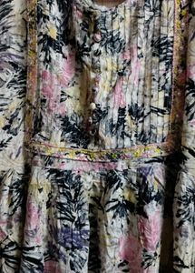 Floral Print Kurta