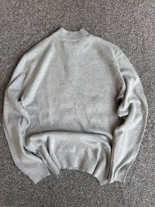 Stylish Plaid Half-Zip Sweater