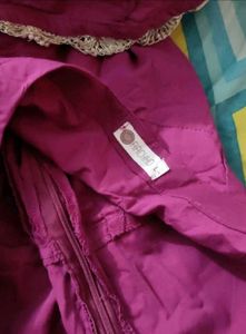 Sparkling Purple Gotapatti Suit Set