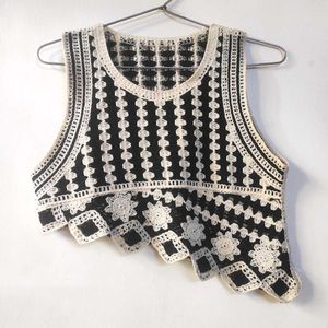 Crochet Asymmetrical Tank Top