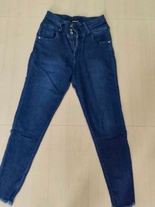 Dark Blue Denim Jeans