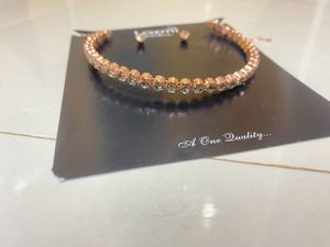New Rose Gold Diamond Necklace