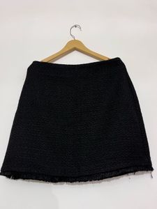 Tweed Chic Black Skirt