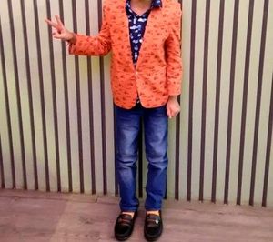 Party Wear Blazer For Boy 4-6 Years