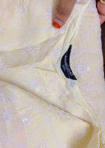 Elegant White Anarkali Suit