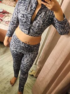 Printed Activewear Set
